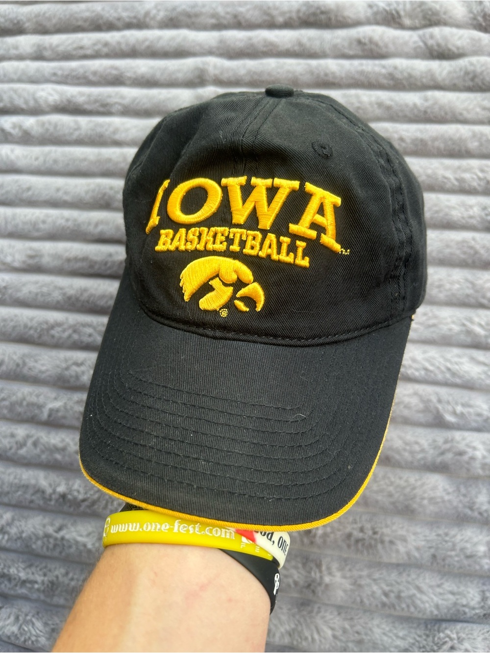 The Game Iowa Hawkeyes Basketball Adjustable Hat